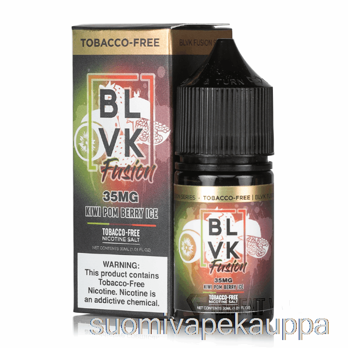 Vape Suomi Kiivi Pom Marjajää - Blvk Fuusiosuolat - 30ml 50mg